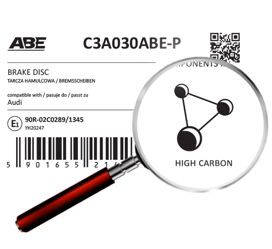 Technologia High Carbon w tarczach hamulcowych ABE Performance
